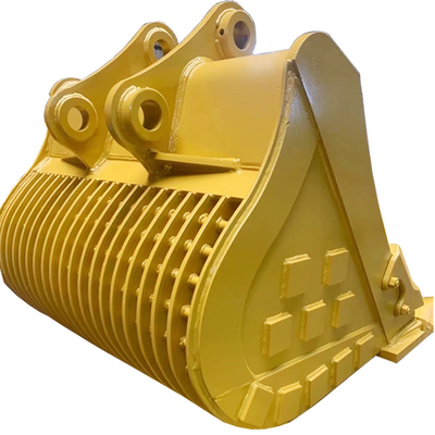 Red Heavy Duty Excavator Bucket , JCB Digging Bucket R200 R215 R350 R380