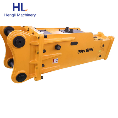 RM140 Mini Excavator Top Type Dalam Pahat 135mm Hydraulic Hammer Rock Road Stone Breaker